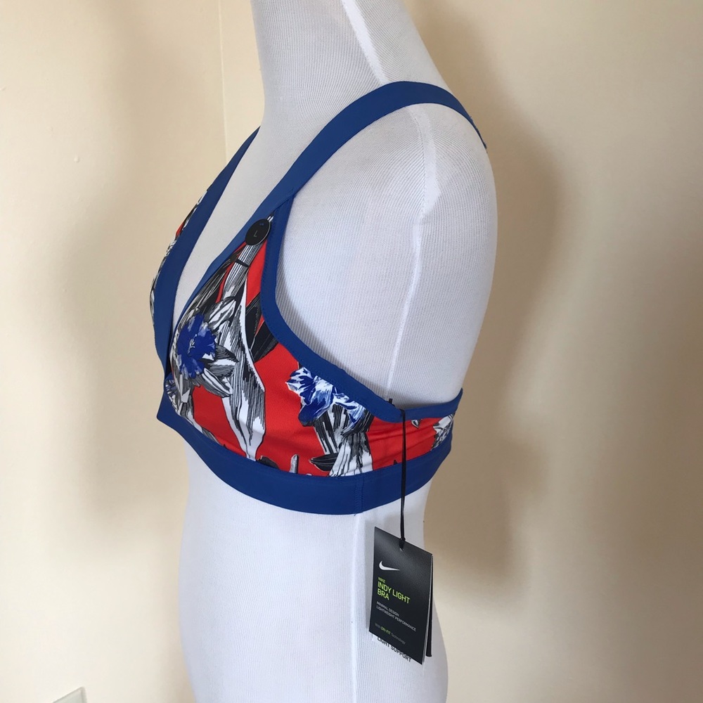 NWT Nike Light Support Floral Sports Bra - Picture 6 of 8